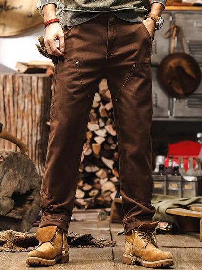 RUGGED WORKWEAR STRAIGHT-LEG UTILITY PANTS