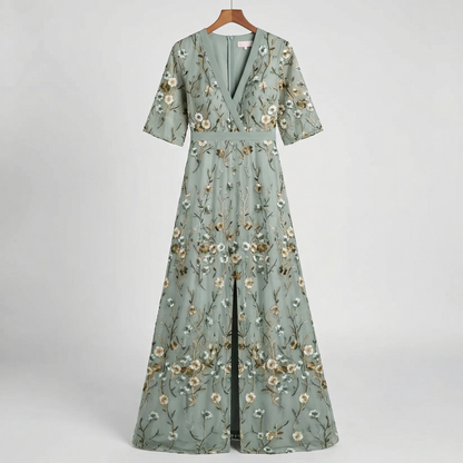 MARISA ELEGANT FLORAL DRESS